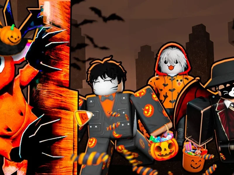 Mega evento de Halloween en 99 noches en el bosque Roblox